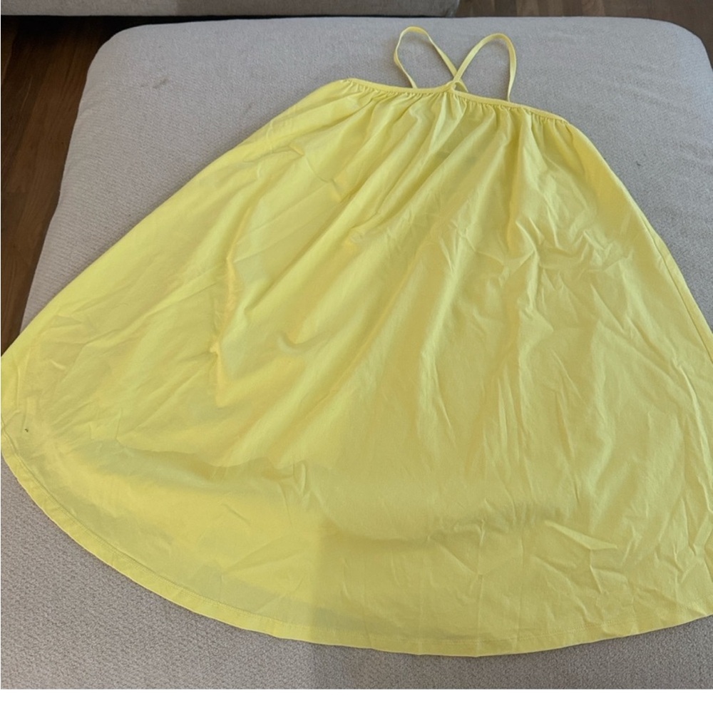 Zara Lemon Yellow Strappy Top